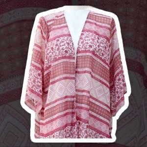 Waist High Kimono Light Weight Top Size M